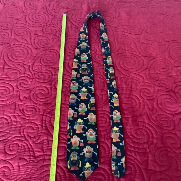 Vintage Mr. Potatohead necktie  1995 Hasbro Inc Ralph Marlin - Picture 2 of 6